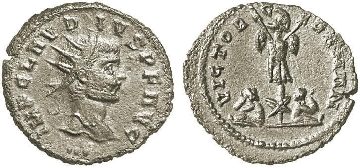 RIC 247 rad Claudius II, AE antoninianus, Cyzicus
