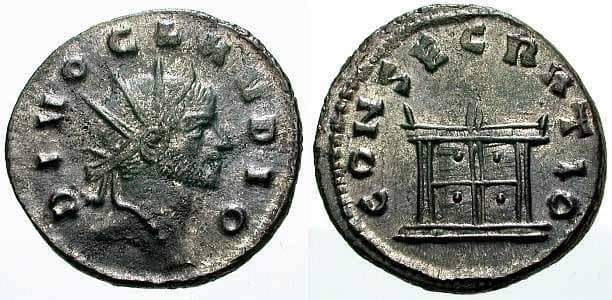 RIC 261 (3) Claudius, AE antoninianus, Milan mint