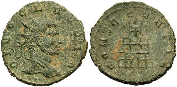 RIC 267 Divus Claudius II AE antoninianus