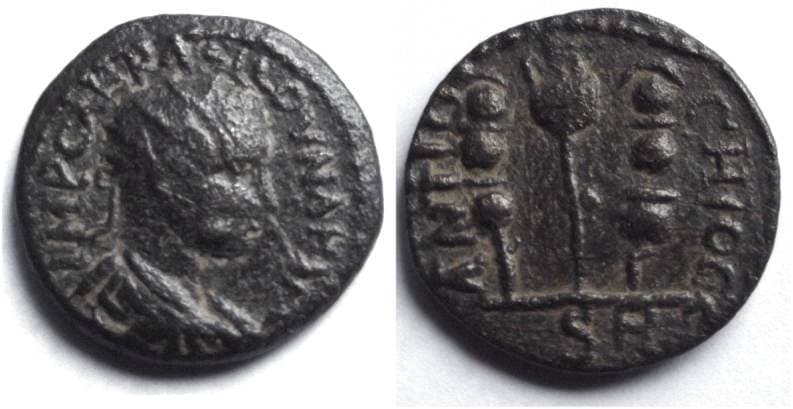 Antioch Pisidia Maerkl 28 Claudius II, AE 23mm of Antioch, Pisidia