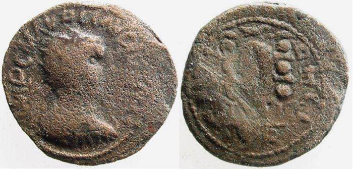Antioch Pisidia Krzy 31 Claudius, AE25 of Antioch, Pisidia