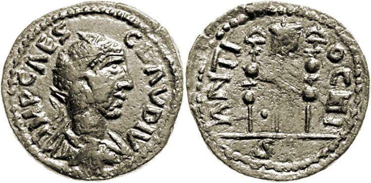 Antioch Pisidia Maerkl 40 Claudius, AE26 of Antioch, Pisidia