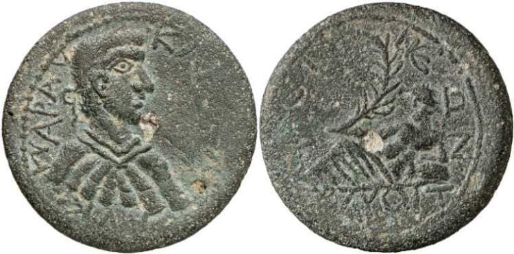 Prostanna BMC 8 Claudius II, AE of Prostanna, Pisidia