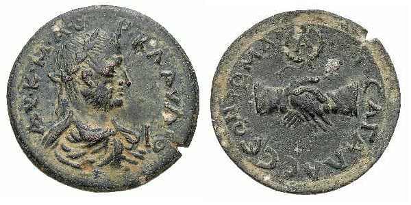 Sagalassus Maerkl 94 Claudius II AE 10 Assaria of Sagalassus, Pisidia