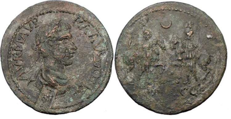 Sagalassus Maerkl 99 var Claudius II AE 10 Assaria of Sagalassus, Pisidia