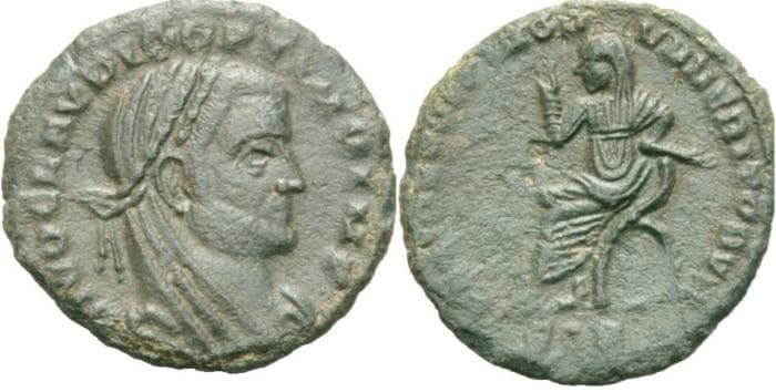 Siscia RIC VII 43 Divus Claudius II AE Half Follis