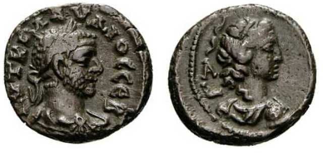 Alexandria Milne 4195 Claudius II Potin Tetradrachm of Alexandria