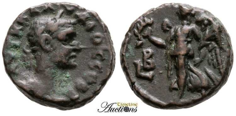 Alexandria Milne 4238 Claudius II Potin Tetradrachm of Alexandria