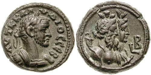 Alexandria Milne 4244 Claudius II Potin Tetradrachm of Alexandria