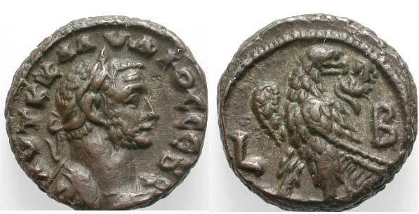 Alexandria Milne 4247 Claudius II Potin Tetradrachm of Alexandria