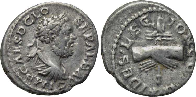 RIC 20c Clodius Albinus AR denarius, AD 193-195