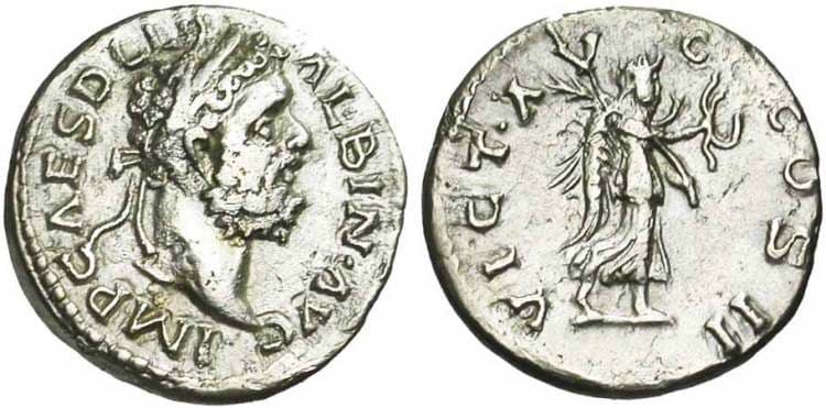 RIC 43e Clodius Albinus, AR denarius