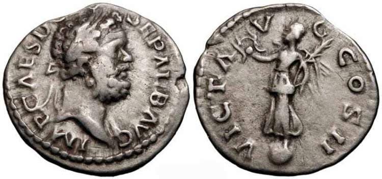 RIC 46b Clodius Albinus Denarius