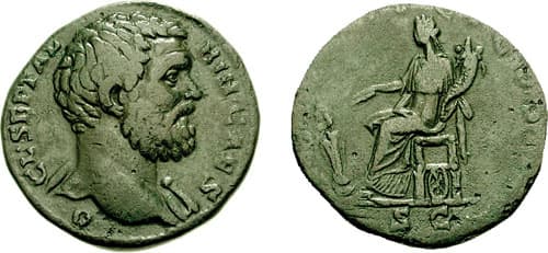 RIC 53b Clodius Albinus, as Caesar, AE Sestertius