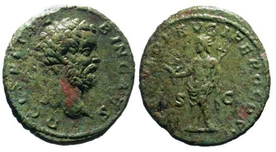 RIC 61b Clodius Albinus AE As