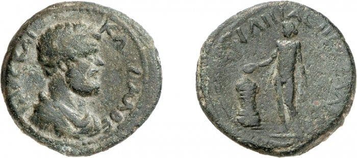 Pautalia Varbanov 4613 Clodius Albinus AE of Pautalia, Thrace