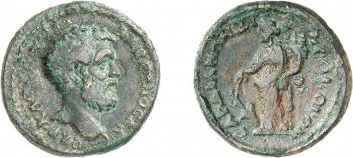 Sardes BMC 146 Clodius Albinus, AE of Sardes, Lydia