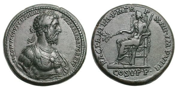 Cohen 393v Commodus AE Medallion