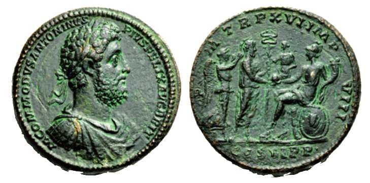 Gnecchi 108 Commodus, AE medallion, AD 192