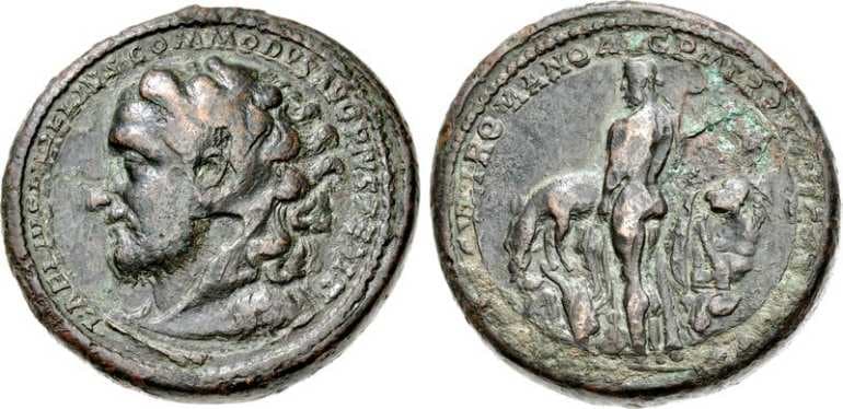 Gnecchi II, 33 Commodus, bimetallic medallion, 44mm, 71