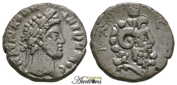 Alexandria Milne 2647 Commodus, Billon tetradrachm of Alexandria, Egypt