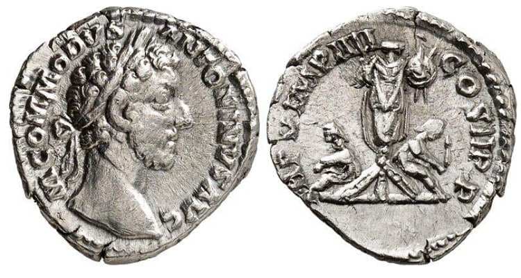RIC 9a Sear 5706 Commodus Denarius