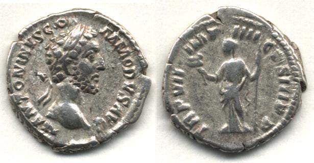 RIC 29 Sear 5711 Commodus AR Denarius