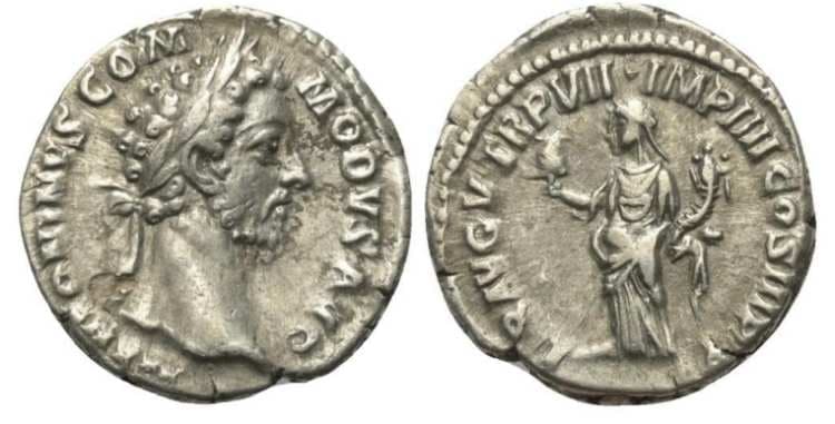 RIC 36 Sear 5655 Commodus Denarius