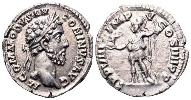 RIC 49 BMCRE 98 Commodus, AR denarius