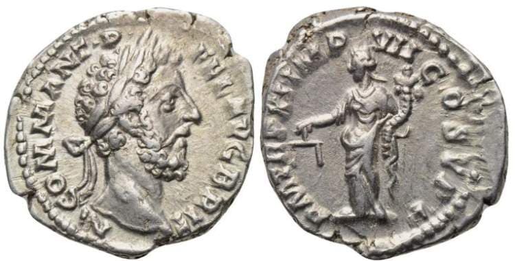 RIC 120 Commodus Denarius