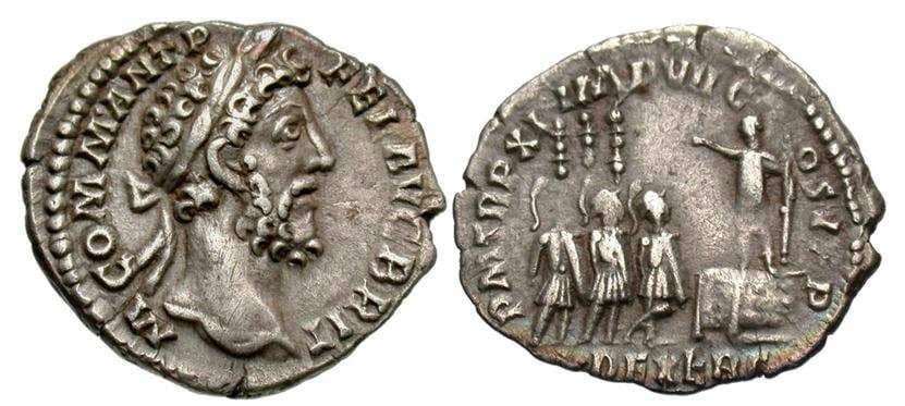 RIC 130 Sear 5639 Commodus Denarius