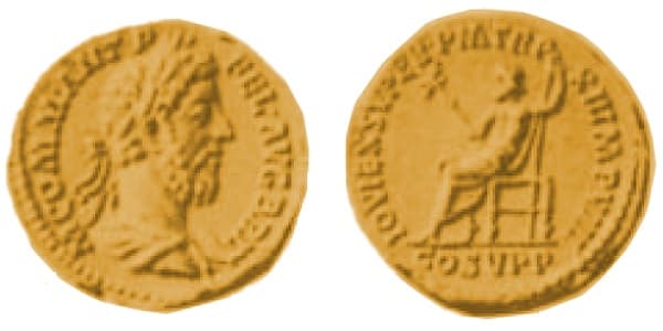 RIC 153 Commodus, AV Aureus, Rome