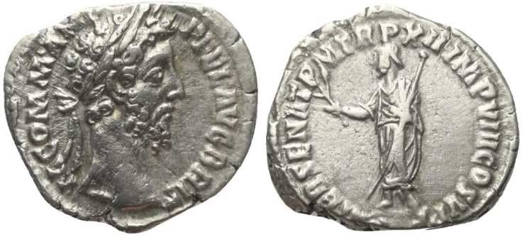 RIC 157 Sear 5666 Commodus Denarius