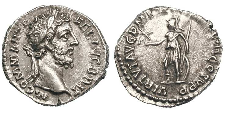 RIC 160 Sear 5722 Commodus AR Denarius