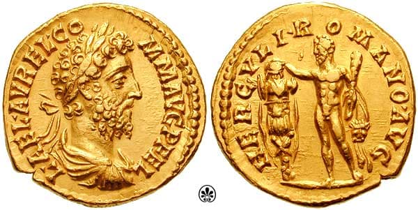 RIC 254b Commodus AV Aureus