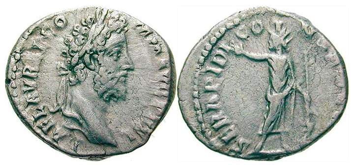 RIC 261 Sear 5695 Commodus Denarius