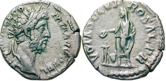 RIC 262 Commodus Denarius