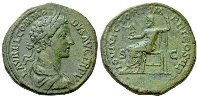 RIC 291 Sear 5760 Commodus AE Sestertius