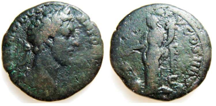 RIC 361a Commodus AE As, Rome AD 183