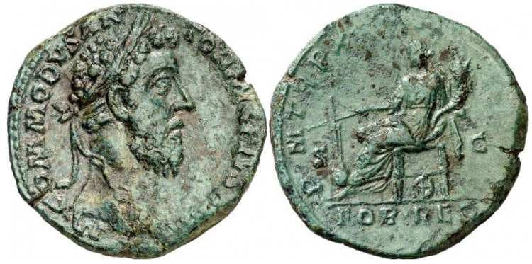 RIC 446 Commodus AE Sestertius