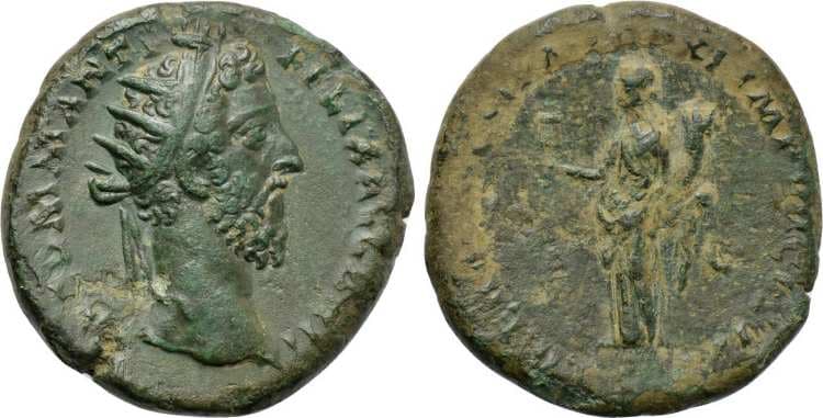 RIC 478 Commodus AE dupondius
