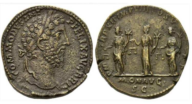 RIC 500 Commodus AE Sestertius