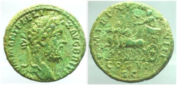 RIC 568 Commodus, AE As