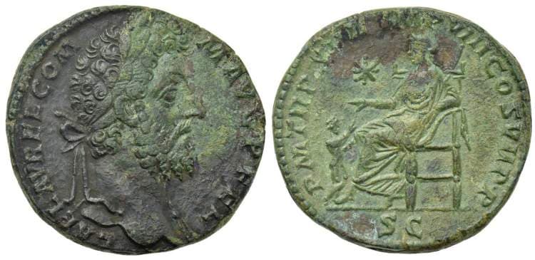 RIC 611 Sear 5789 Commodus AE Sestertius