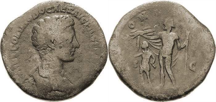RIC 1525 [aurelius] Commodus as Caesar AD 166-177
