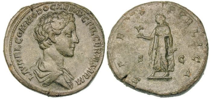 RIC 1530[aurelius] Sear 5555 Commodus, as Caesar, AE Sestertius