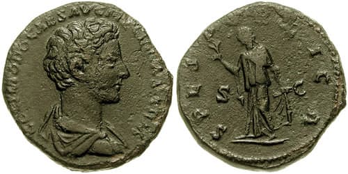 RIC 1545[aurelius] Commodus, as Caesar, AE As