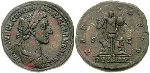 RIC 1573[aurelius] Sear 5741 Commodus AE Sestertius