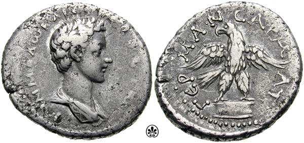 Caesarea Syd 363v Commodus, AR tridrachm of Caesarea, Cappadocia (BMC: Antioch, Syria)