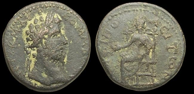 Amphipolis Moushmov 6100 Commodus AE22 of Amphipolis